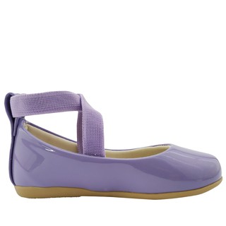 Sapatilha Infantil Elástico Verniz Lavanda Menina Bailarina Moda Bl0gueirinha Festa Passeio.