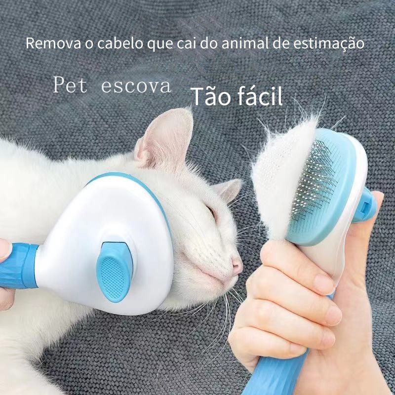 escova para gatos Removedor De Pelos Para Cães Escova Gatos Pet Aparador