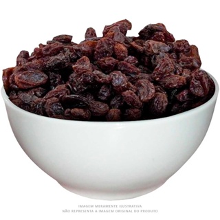 Uva Passa Preta Sem Caroço Embalado A Vácuo - 1kg em Oferta na Shopee