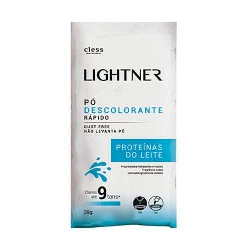 Pó Descolorante Lightner Proteína do Leite 20g Cless