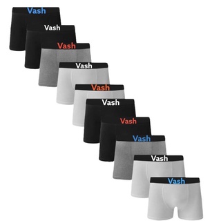 Kit 10 Cuecas Boxer Box Microfibra Vash Roupas Menor Preço Do Brasil em Oferta na Shopee