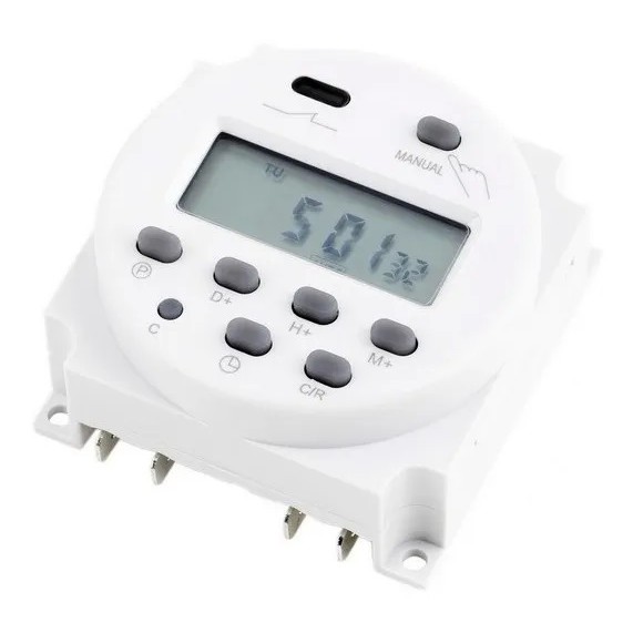 Timer Temporizador Digital Lcd 220v 16a 3500w 17 Programas 220segundos
