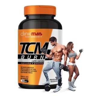 Tcm Burn Cúrcuma E Pimenta, Café Verde 60cápsulas + Energia
