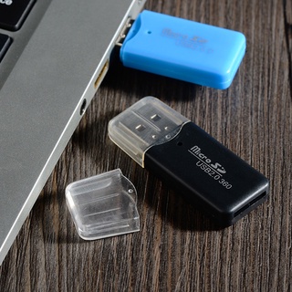 Leitor De Cartão De Memória Portátil Mini Plástico Para TF Micro SD USB 2.0 em Oferta na Shopee