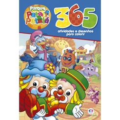 Livro - Patati Patatá - 365 atividades e desenhos para colorir - Capa comum - Ciranda Cultural