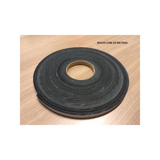 Fita De Espuma Para Vedação 12 X 6 Mm - Rolo Com 10 Metros