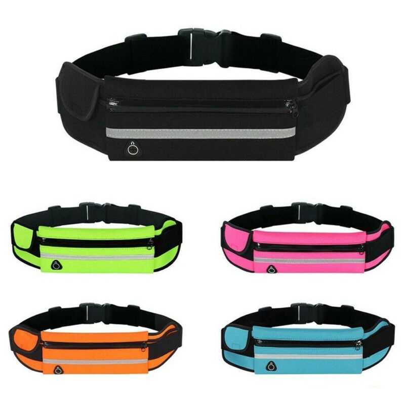 Pochete para Caminhada Esportiva Corrida Slim Impermeável Porta Celular Garrafa de Água
