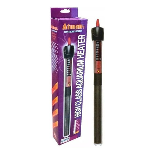 Termostato Submersível Eletrônico Atman 50w HT50 Heater Aquecedor para Aquário 110 Volts