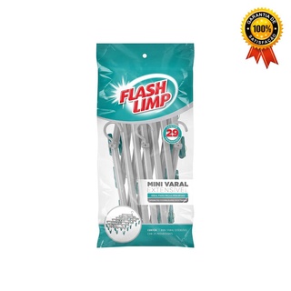 Mini Varal Extensivel Com 29 Prendedores Multicor Ideal Para Peças Intimas Flash Limp