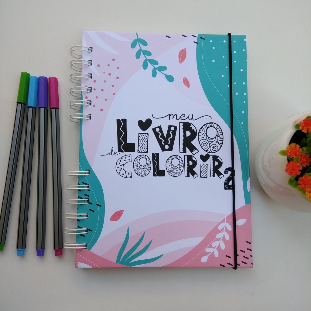 Livro de Colorir 2, Caderno para Colorir, Desenho