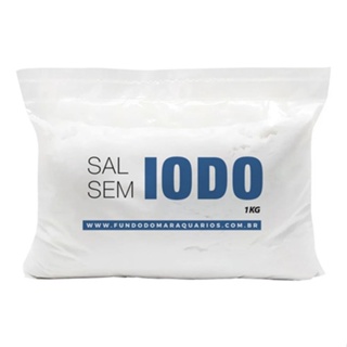 Sal Sem Iodo a Granel 1kg para Tratamento de Peixes em Oferta na Shopee
