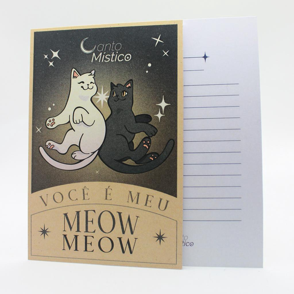 Cartão Presente Você é meu MeowMeow Gato Gatinhos Presente Namoro