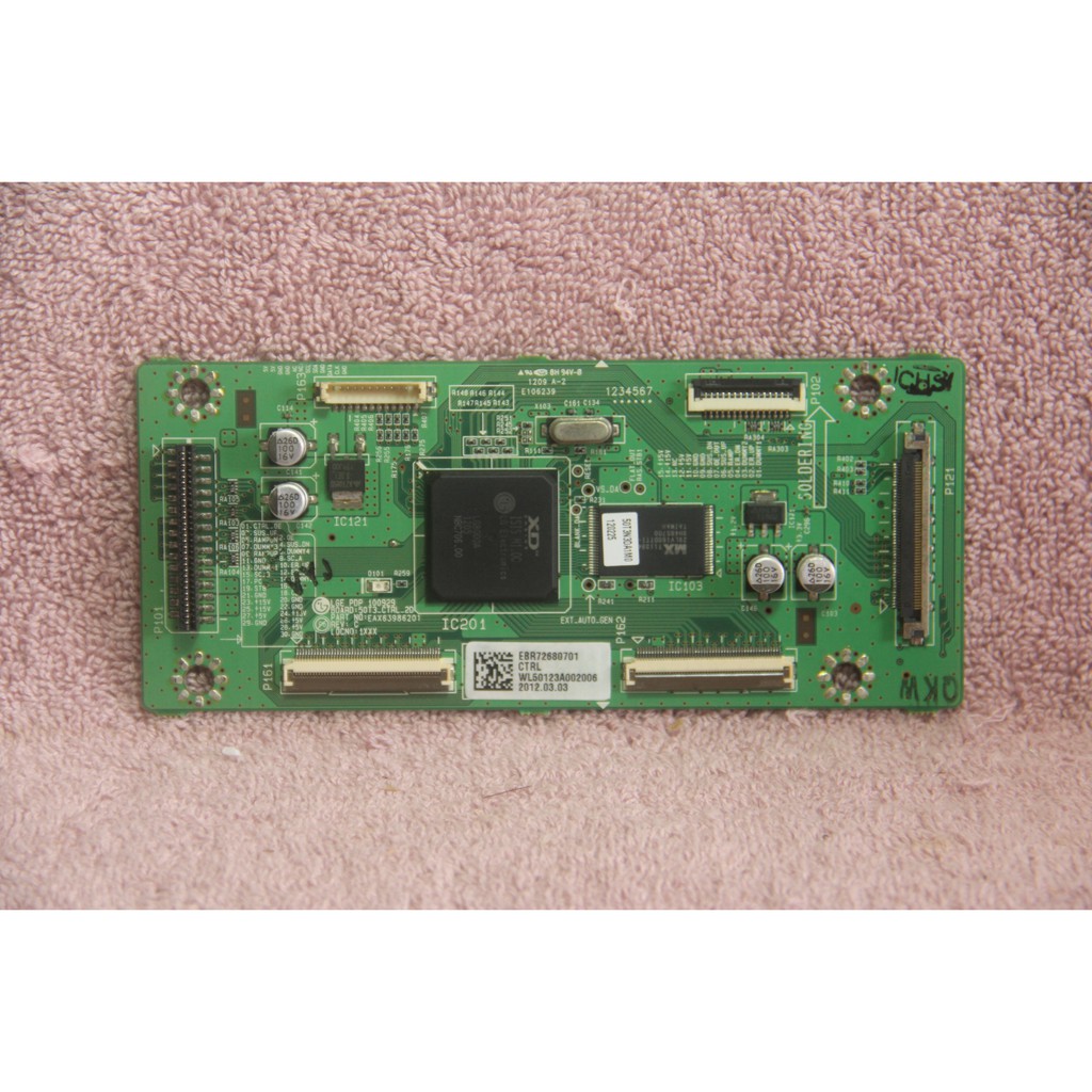 PLACA TCON LG 50pt250b EAX63986201 / Ebr72680701