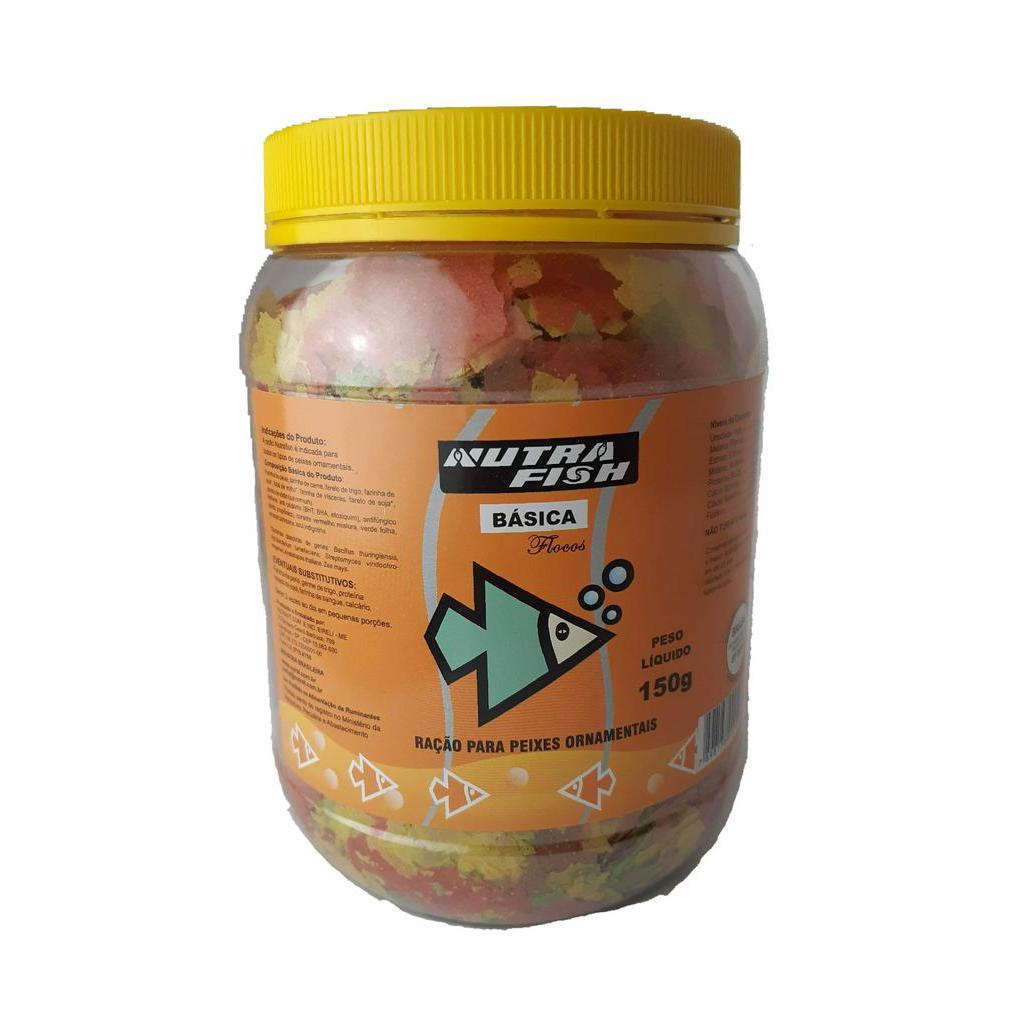 Ração Flocos Nutrafish 150g para Peixes Ornamentais em Oferta na Shopee