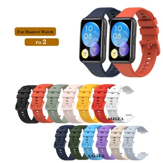 Pulseira De Silicone Flexível Substituição Para Relógio Huawei fit 2/Fit2