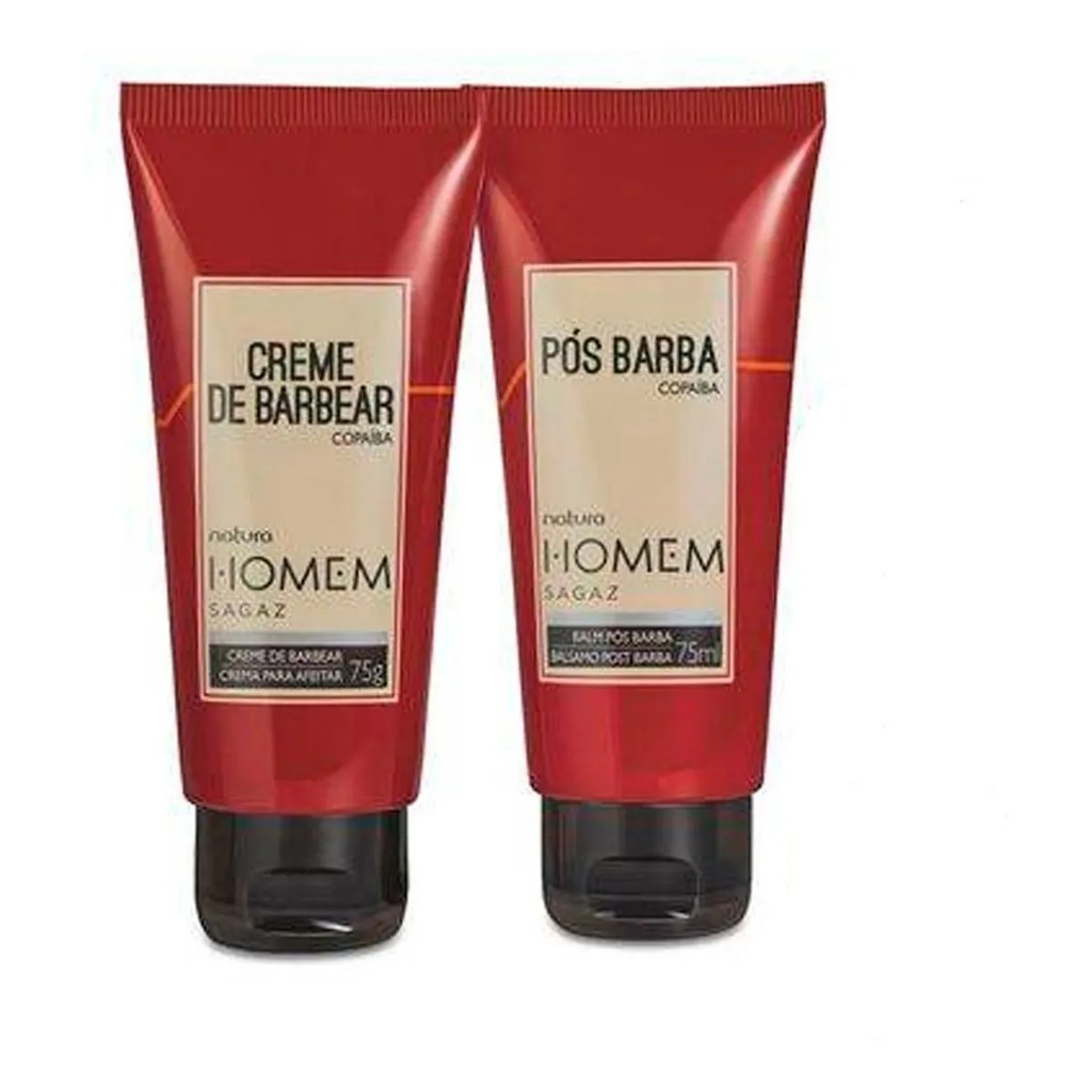 Natura Homem Sagaz Creme De Barbear 75g + Balm Pós Barba 75 | Shopee Brasil