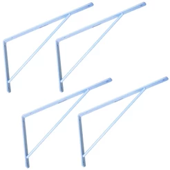 Cantoneira Reforçada Soldada Branca 30 CM Kit com 4 Unidades