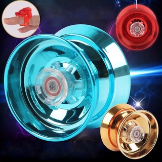 Brinquedos Do Bebê Clássico Profissional Yoyo Liga De Alumínio Metal Rolamento Com Corda De Giro