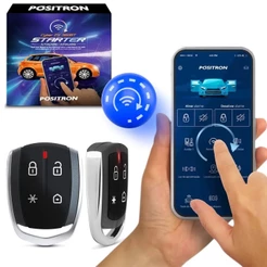 Alarme Automotivo Positron Px 360bt Starter Partida Remota Pelo Celular Bluetooth Completa Segurança