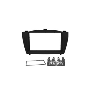 Moldura 2 Din Hyundai IX 35 2010 à 2018 P/ MP5 - Preta em Oferta na Shopee