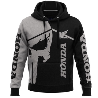Blusa de frio Justiceiro Honda Moto GP casaco