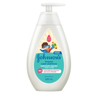 Sabonete Líquido Johnson's Limpeza Super Poderosa 400ml em Oferta na Shopee