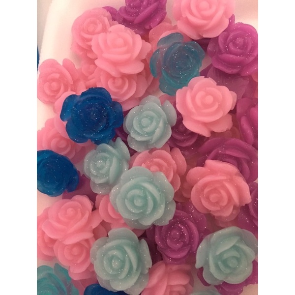 50 mini Rosinhas em Sabonete Glicerinado  - Lembrancinha Para Casamento,Chá de bebê, Aniversário
