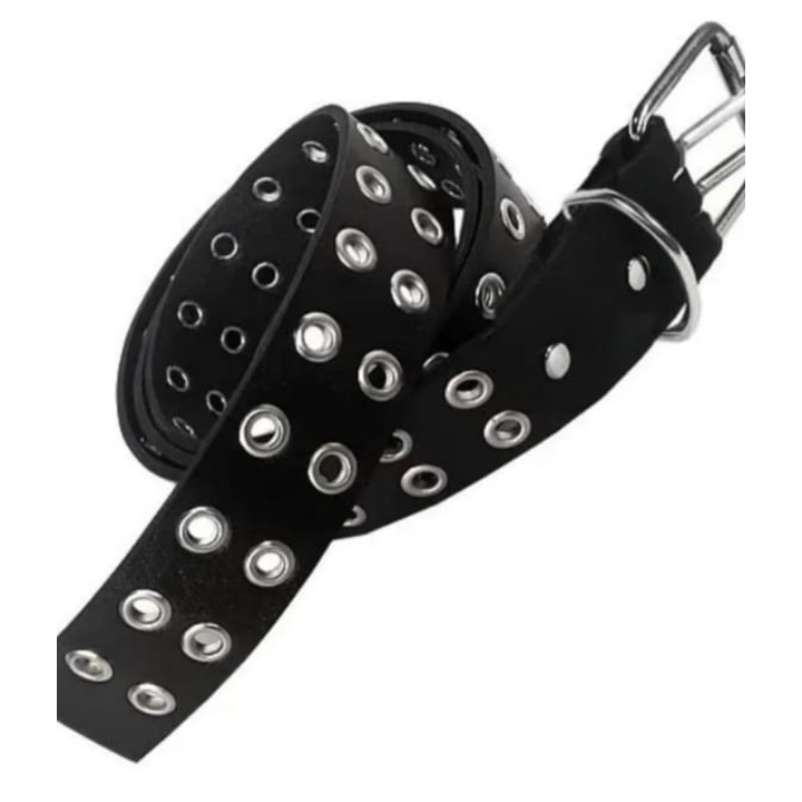 Cinto ilhós duplo Punk Rock Modelo Unissex l Envio Imediato
