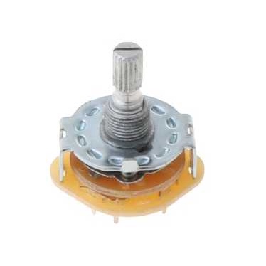 Chave Seletora Rotativa RS25 4P3T 4 Polos 3 Posiçoes - eletrônica - 1 Peça