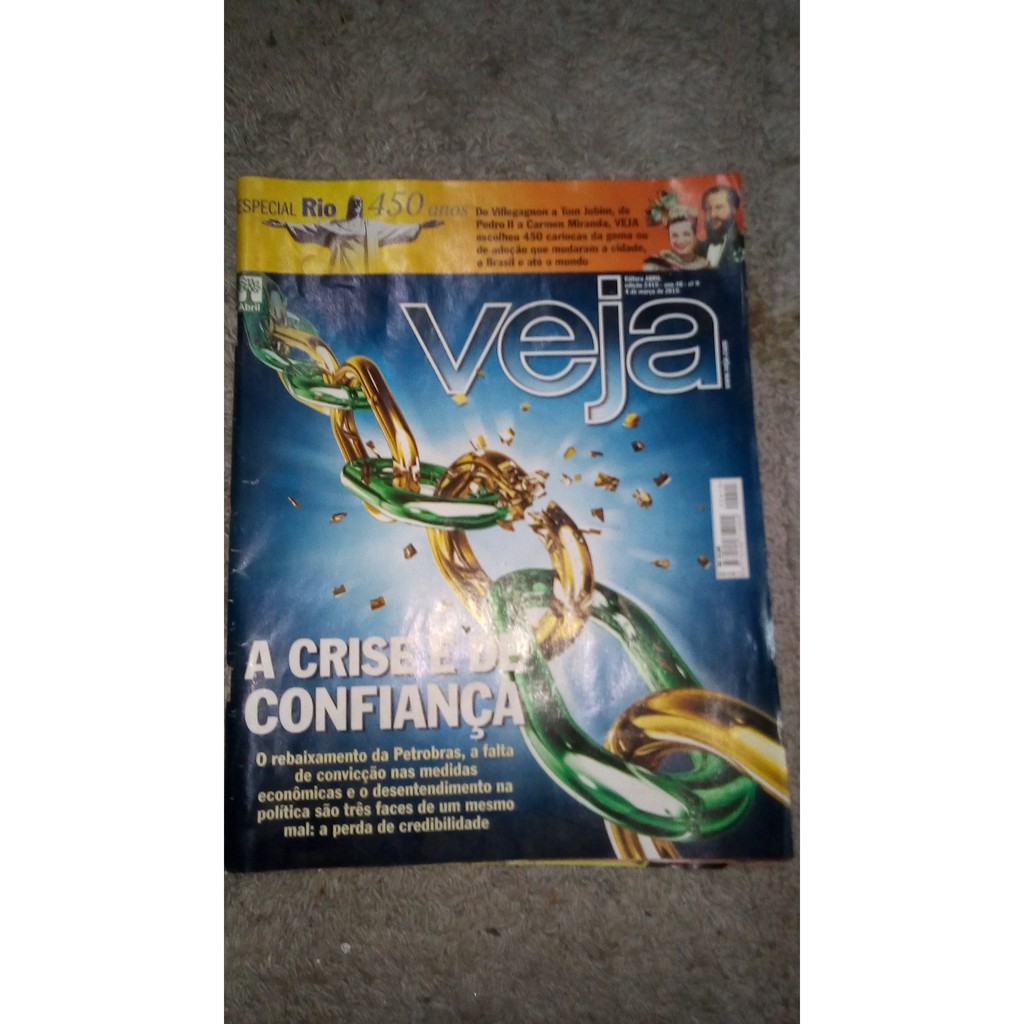 Revista veja  - A crise de confiança (usado)