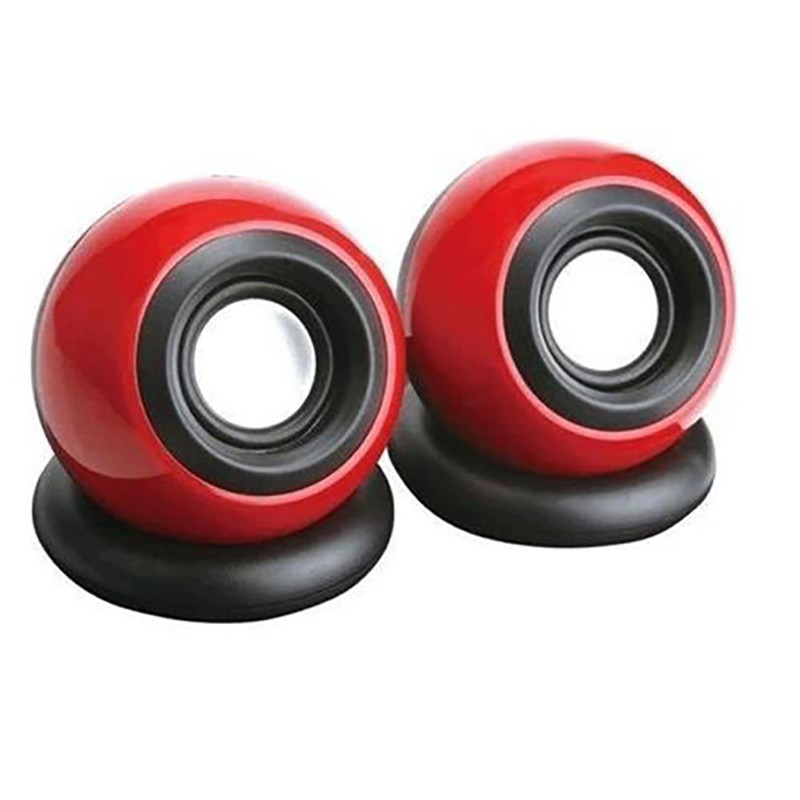 MINI ALTO-FALANTE KNUP KP-601 VERMELHO P/ LAPTOP - 10W RMS