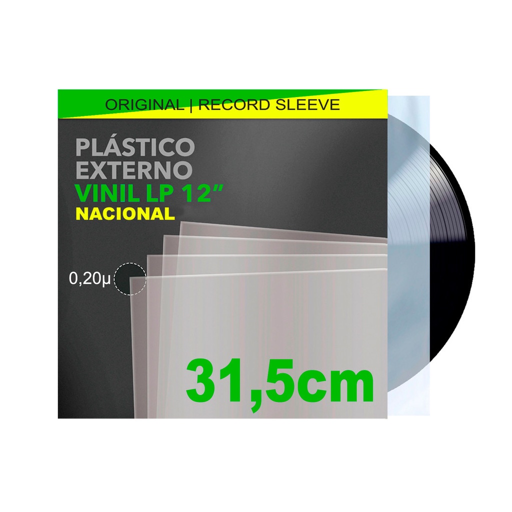 Plastico Vinil Lp Nacional - 15 Externos 0,20 + 15 Internos em Oferta na Shopee
