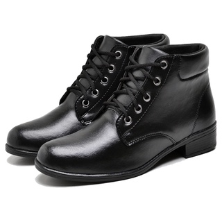 bota feminina cano curto preta com cadarço lançamento de inverno