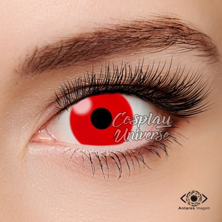 Lente De Contato Sclera 17mm Cosplay Halloween Anual