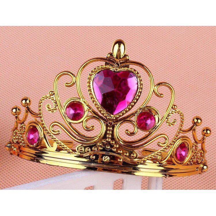 tiara de Princesa Dourada com cristais Para Fantasia super bonitinha