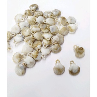 20 Conchas pingentes mesclada 18x23mm ABS.