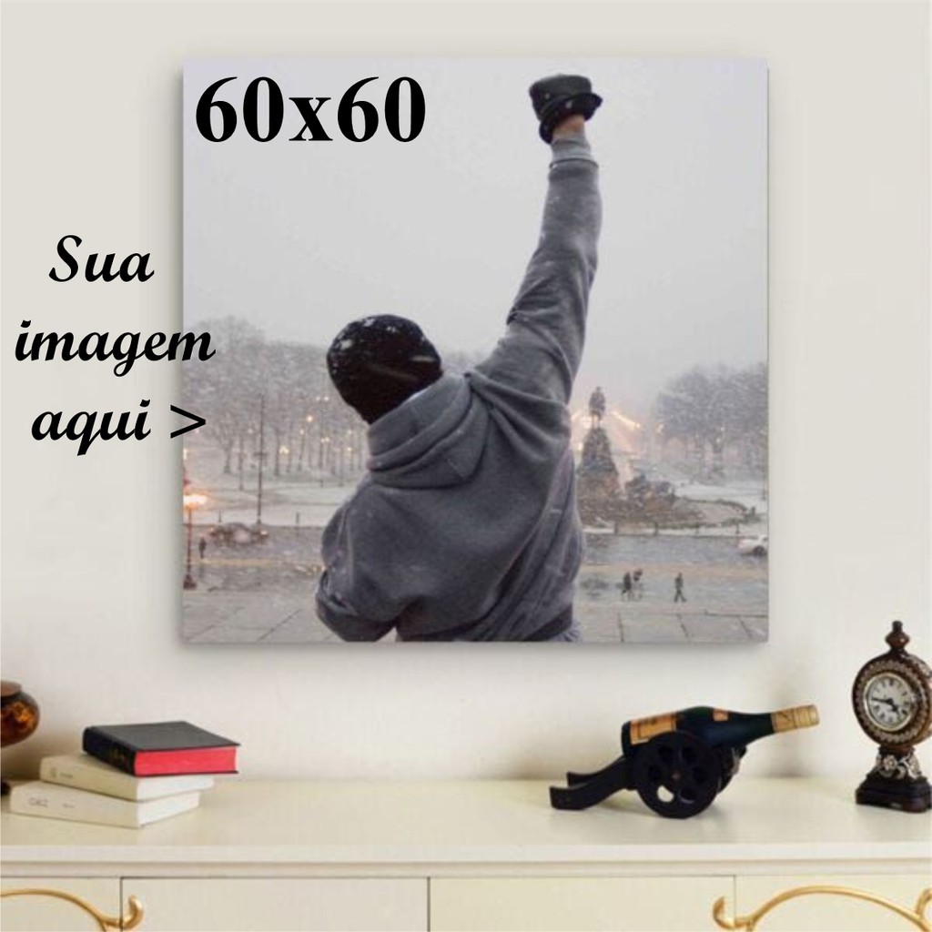 Placa Quadro Decorativo 60x60 Personalizado Com sua Foto/Imagem