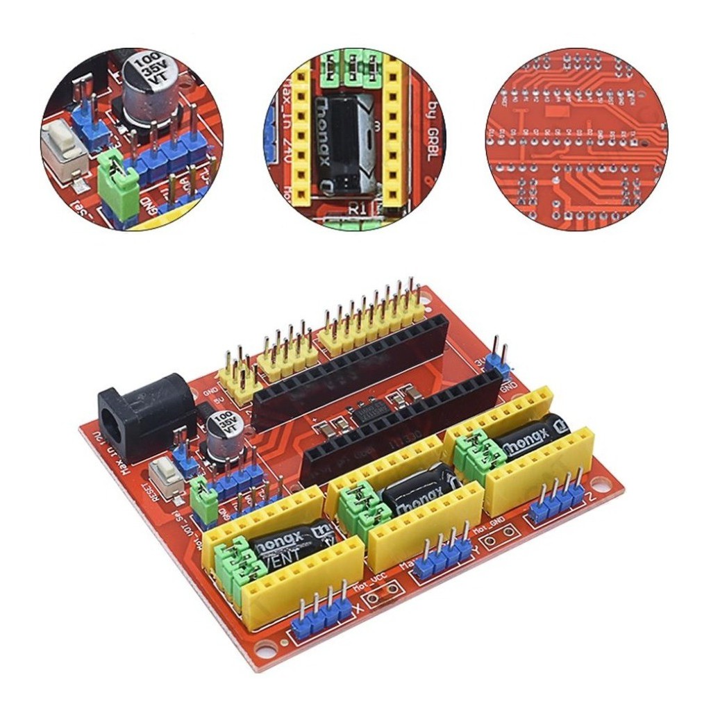 Cnc Shield V4 Para Arduino Nano - 3 Eixos