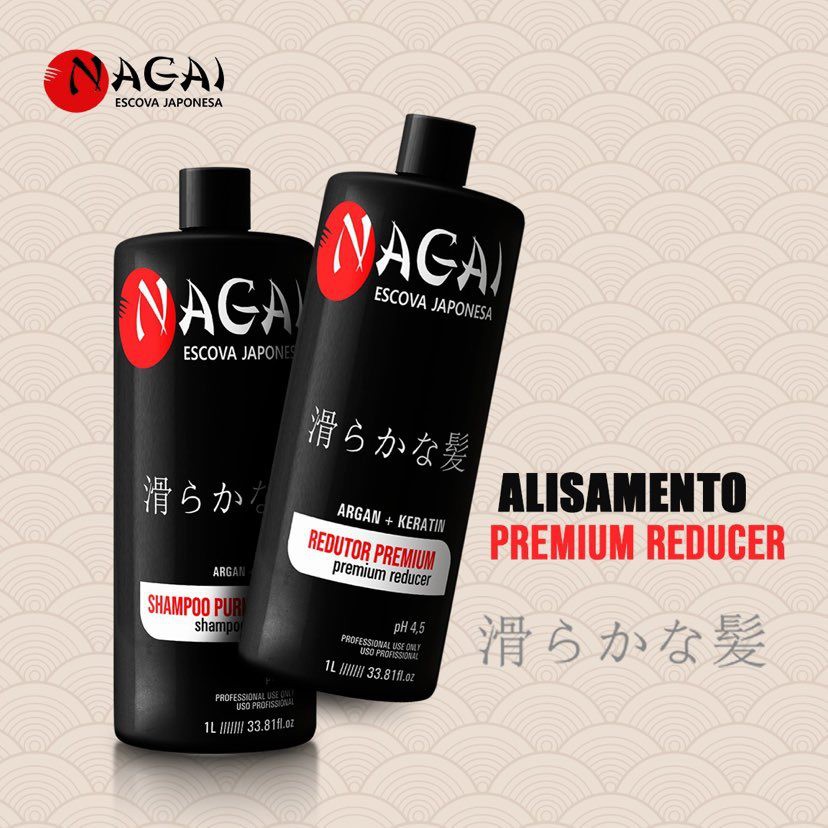 kit progressiva semi definitiva japonesa nagai tecnologia japonesa 2x1000