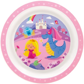 Pratinho Menina Infantil Aventuras Princesa Introdução Alimentar Bebê 15320 - Buba em Oferta na Shopee