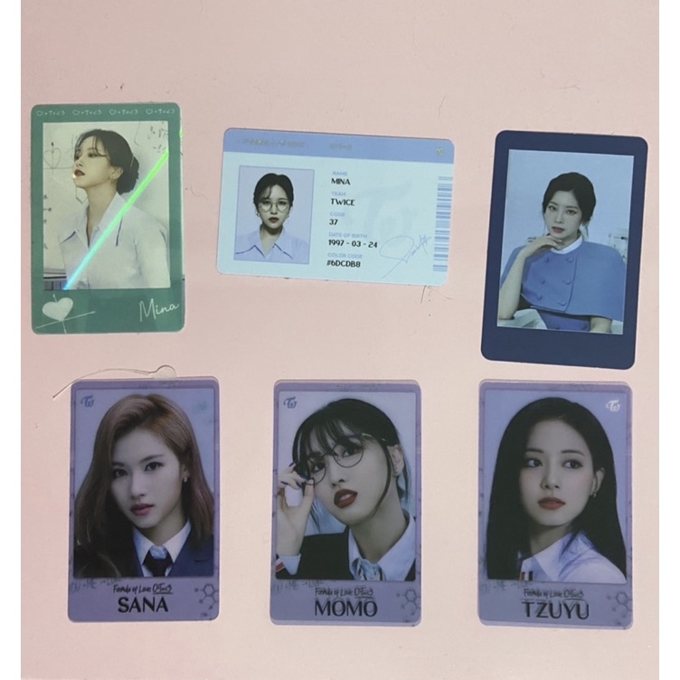 Pobs Photocards Id Twice Formula Of Love Mina Momo Dahyun Tzuyu Sana