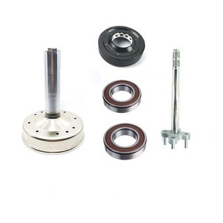 Kit Mecanismo Lavadora Tubo / Eixo Mini / 2 Rolamentos 6006 e Retentor Brastemp / Consul Sabó