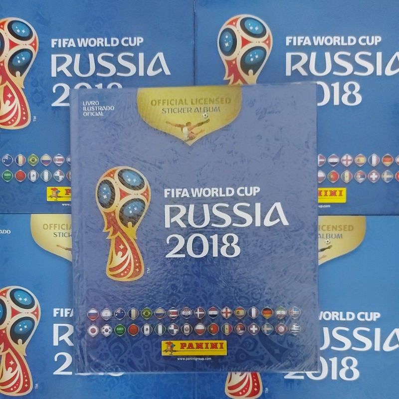 Álbum Copa do Mundo - Rússia 2018 - Completo Capa Dura *figurinhas PARA COLAR*