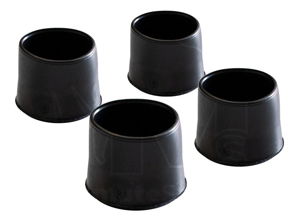 Kit 4 Ponteira Protetora Pé Cadeira Redonda 3,3cm 1 1/4 Pvc