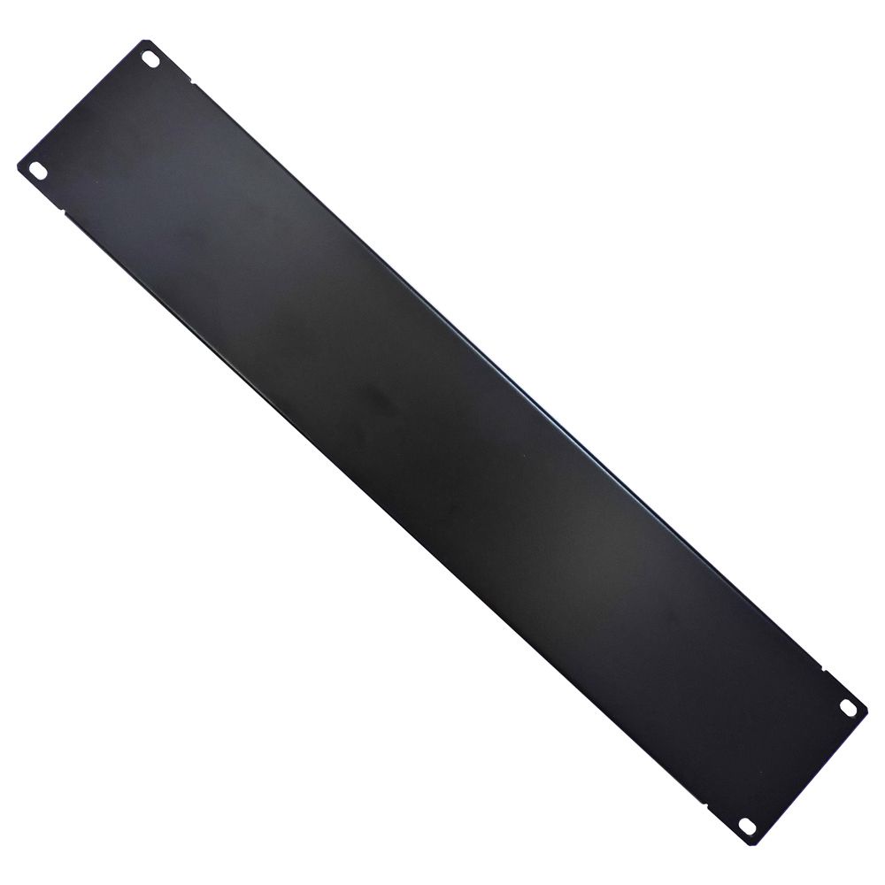 Frente Falsa painel tampa cega em aço para racks altura 2U x largura padrão 19'' - ACR0005