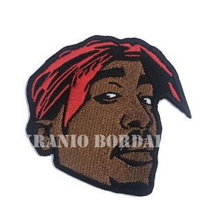 2PAC HIP HOP RAP TRAP PATCH BORDADO ENVIO IMEDIATO
