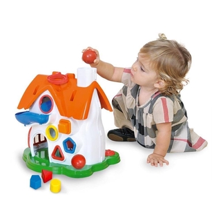 Casa Divertida Play Time Com Atividades Educativa Cotiplas