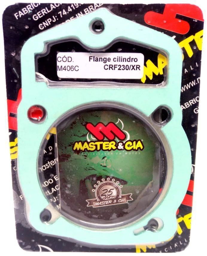 Flange Calço Cilindro P/ Pino Cursado 1mm 2mm 3mm Crf 230 Nx Xr 200 Cbx 200 Master Cia