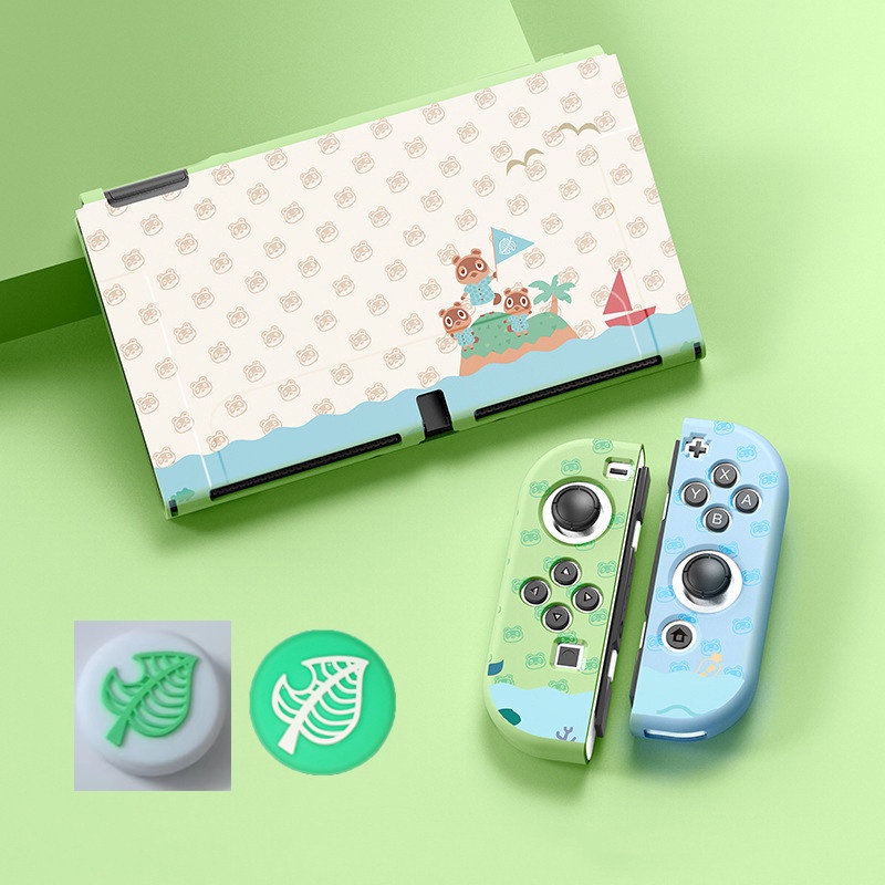 Macio Bonito Capa Protetora Para Nintendo Switch/OLED V1 V2 2021 Caso Dockable Acessórios Fãs De Animais Emzamento Com Frete Aperto Do Polegar