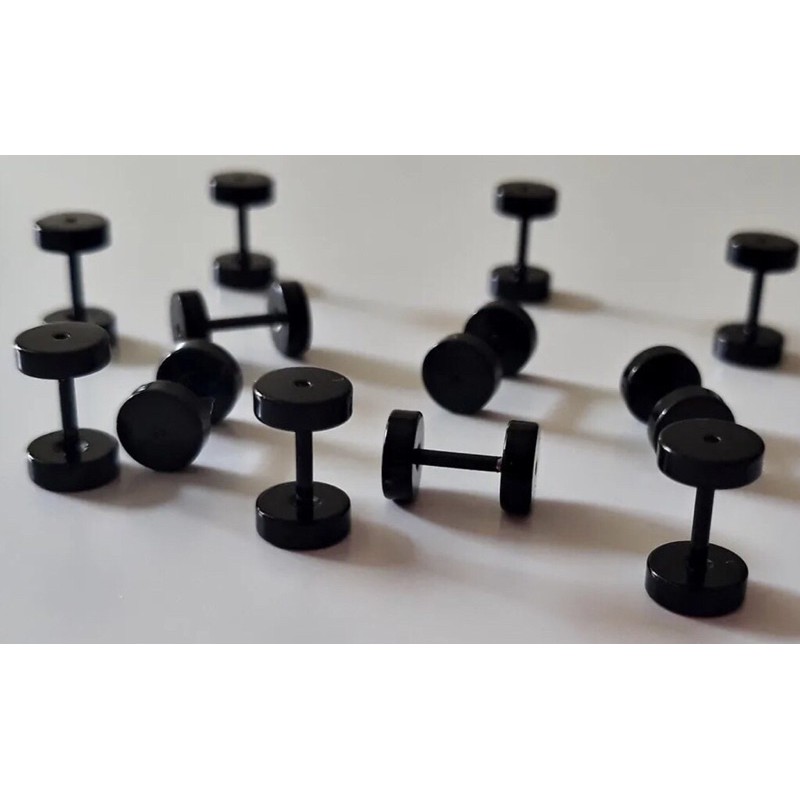 Alagador Número 1 mm Falso Preto brinco